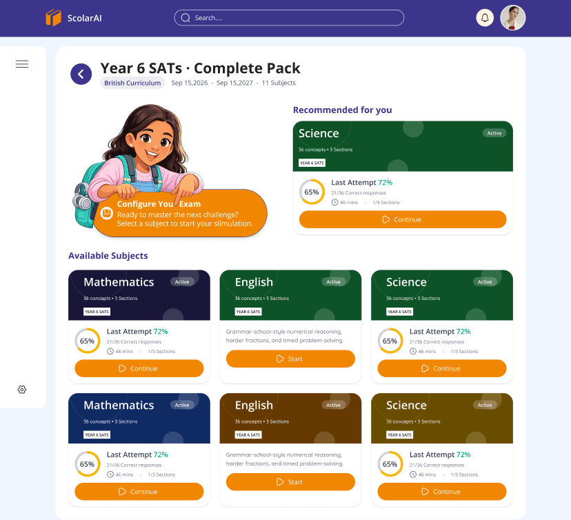 ScolarAI exam preparation
